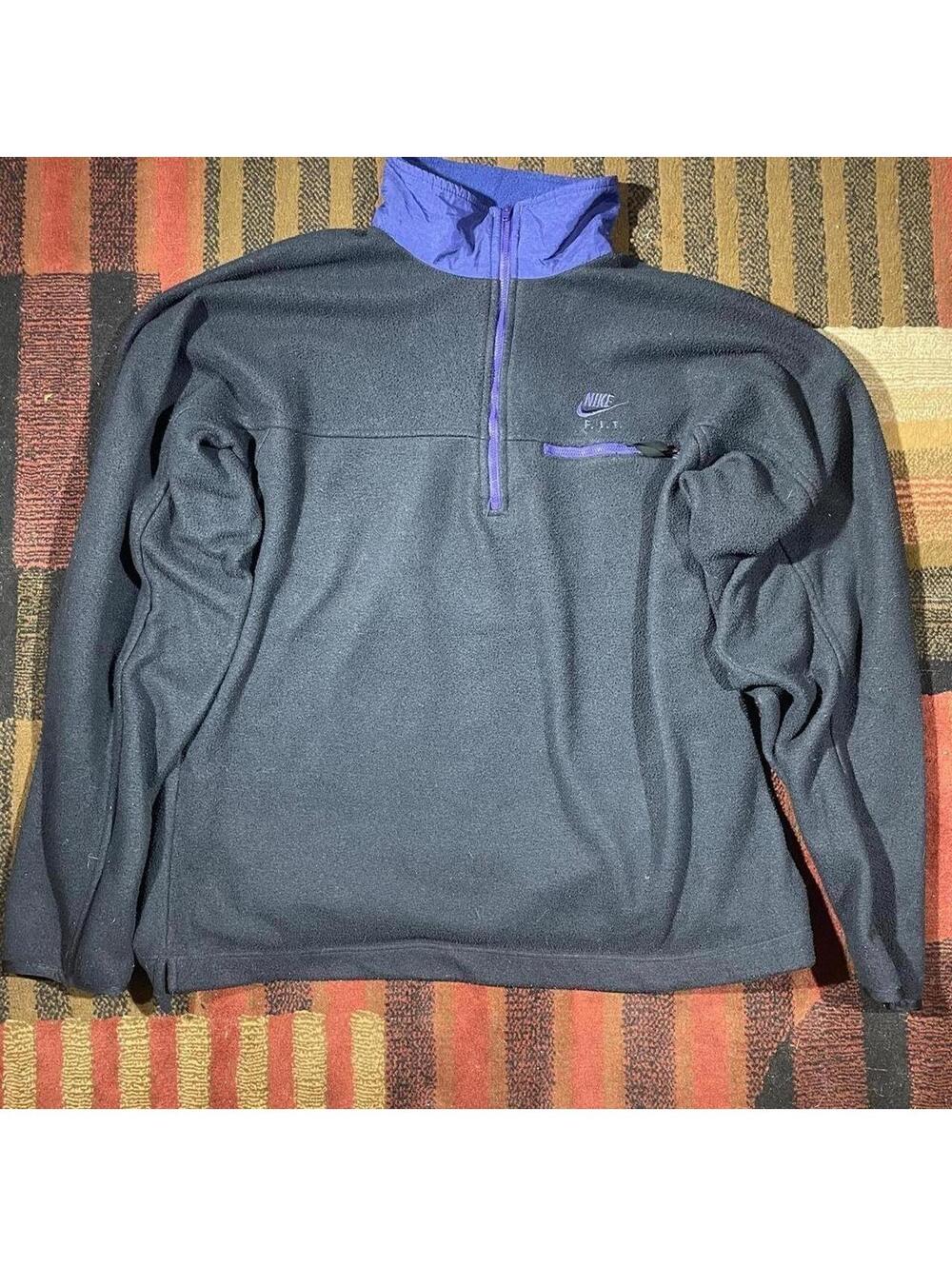 Nike Men's Black and Navy Jacket